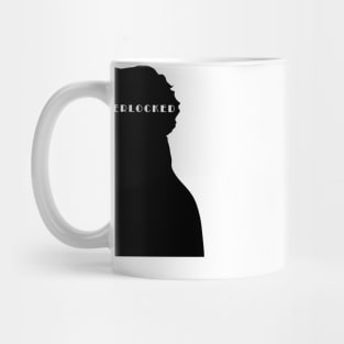 Sherlock silhouette design Mug